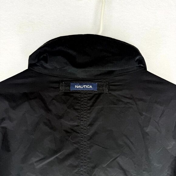 Nautica Mens XL Black Full Zip Utility Jacket Puffer Lined Winter Coat - Picture 5 of 11